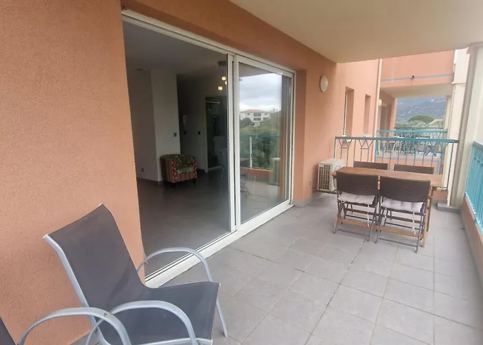 Luminous Terrace And View Of Porto-vecchio